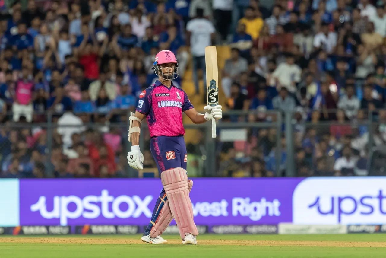 Yashasvi Jaiswal smashed a blazing century against the Mumbai Indians. [P/C: iplt20.com]