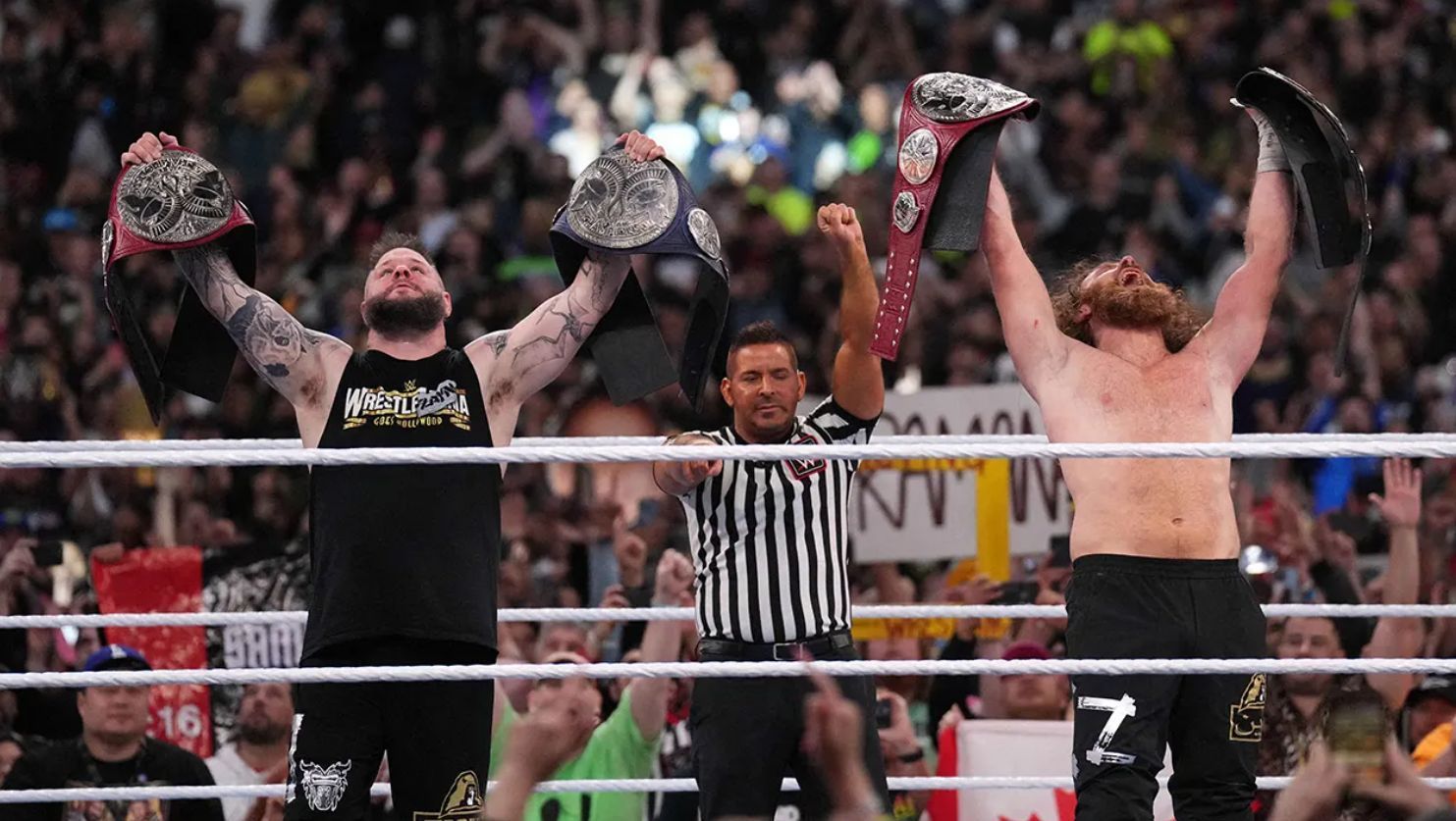 Kevin Owens and Sami Zayn have held the tag titles for 50+ days