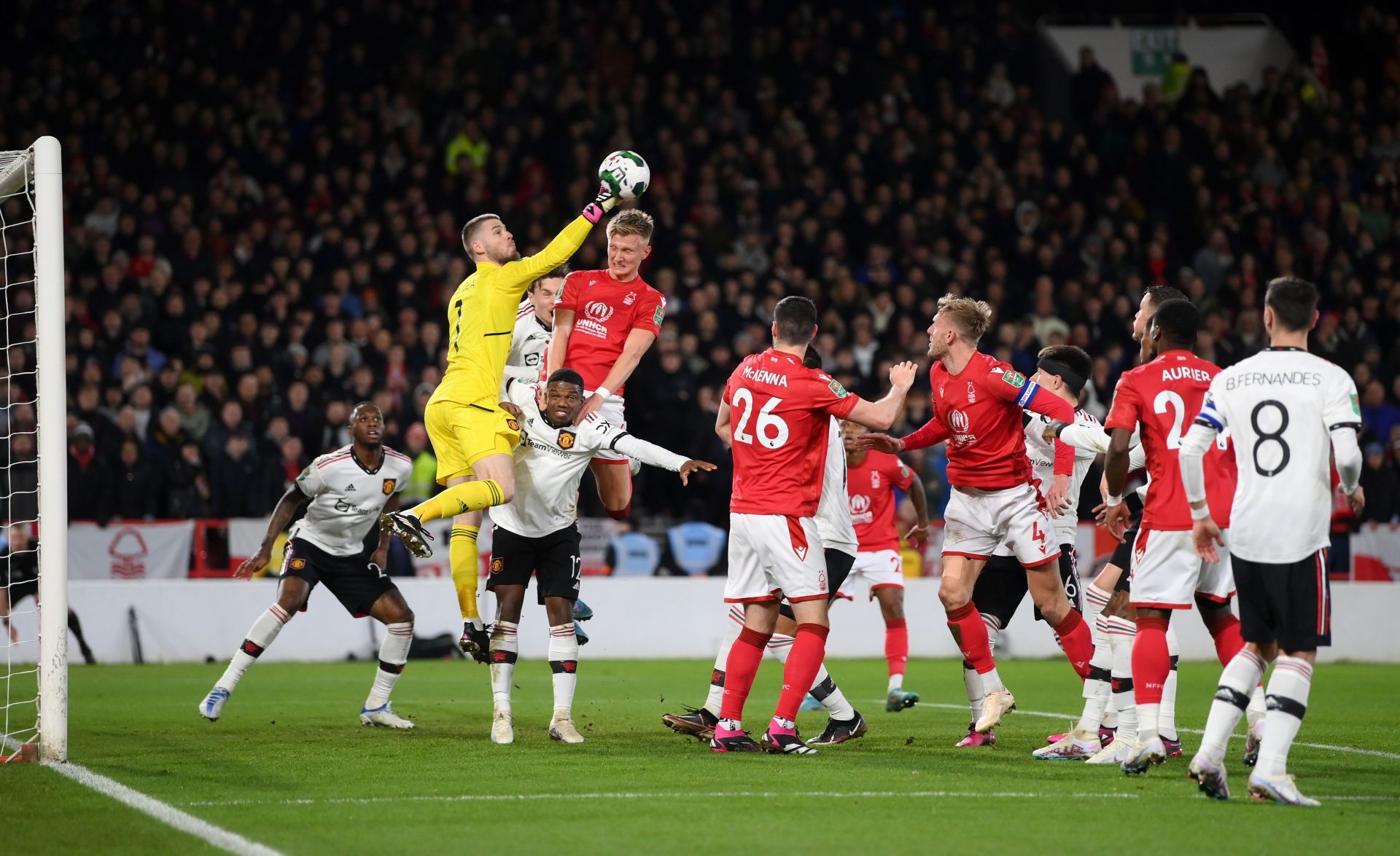 Nottingham Forest v Manchester United - Carabao Cup Semi Final 1st Leg