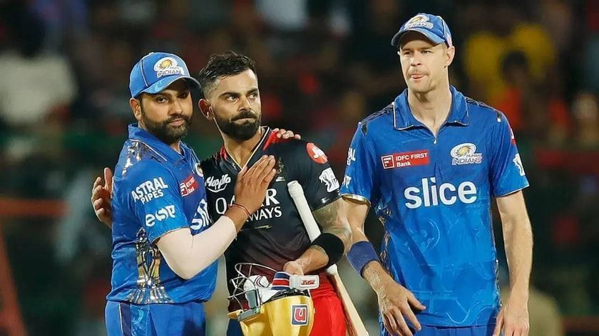 Virat Kohli after an IPL game against MI. Pic: BCCI