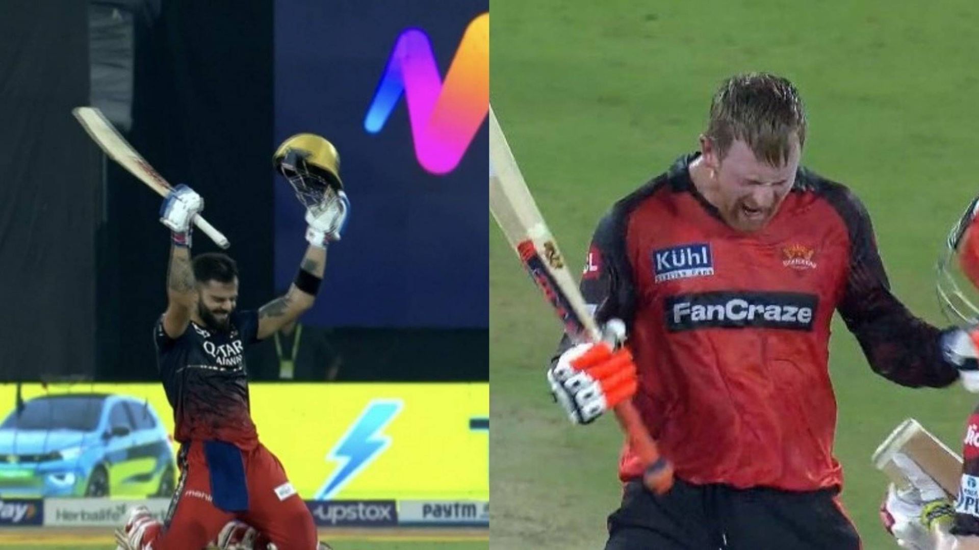 Virat Kohli and Heinrich Klaasen (Image: Twitter/IPL)