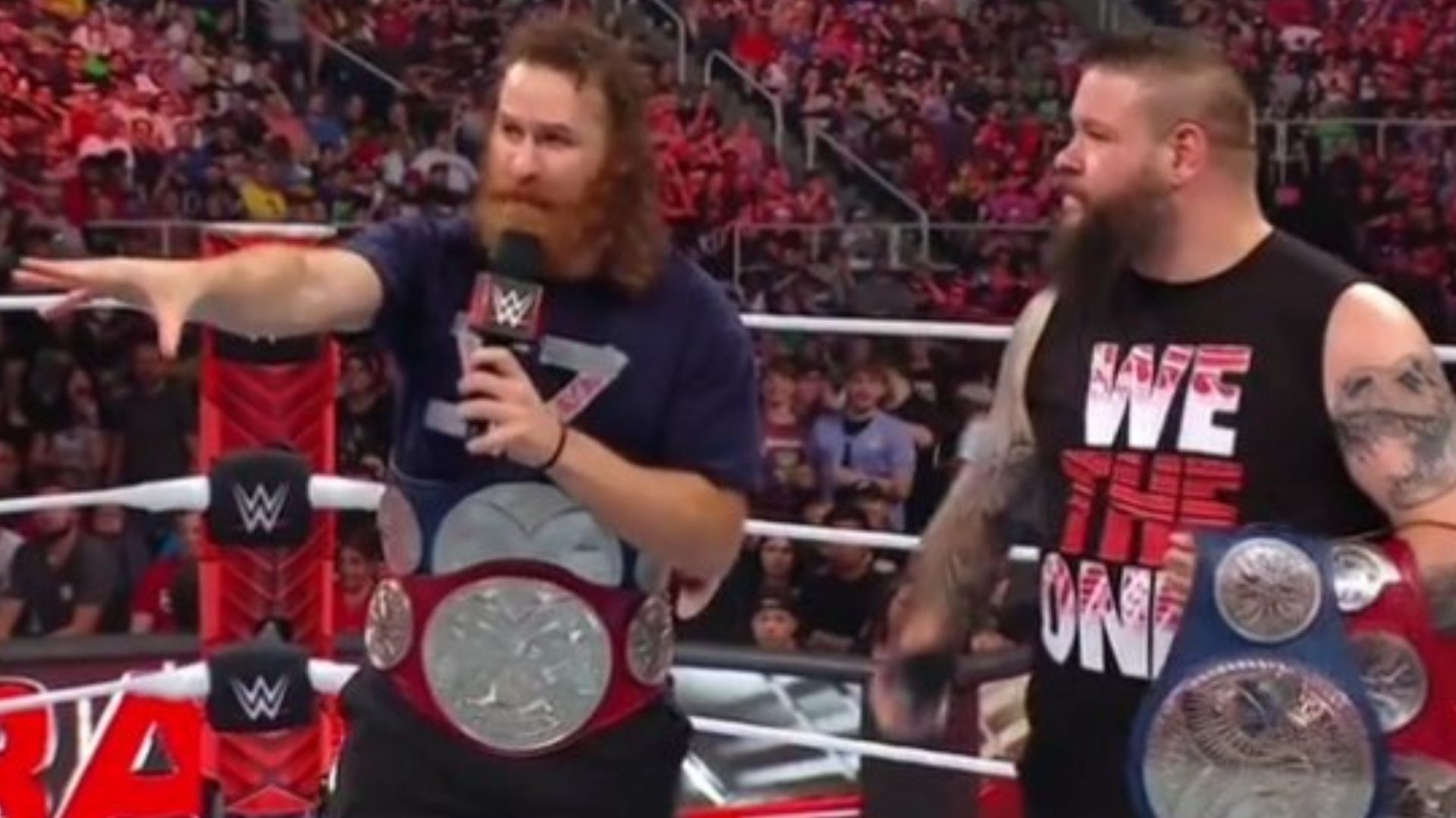 Sami Zayn made a minor mistake on WWE RAW this week.