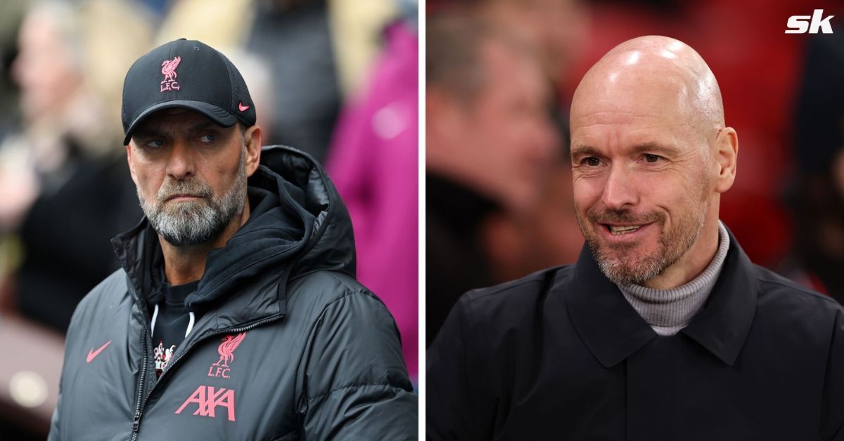 Manchester United manager Erik ten Hag and Liverpool Jurgen Klopp