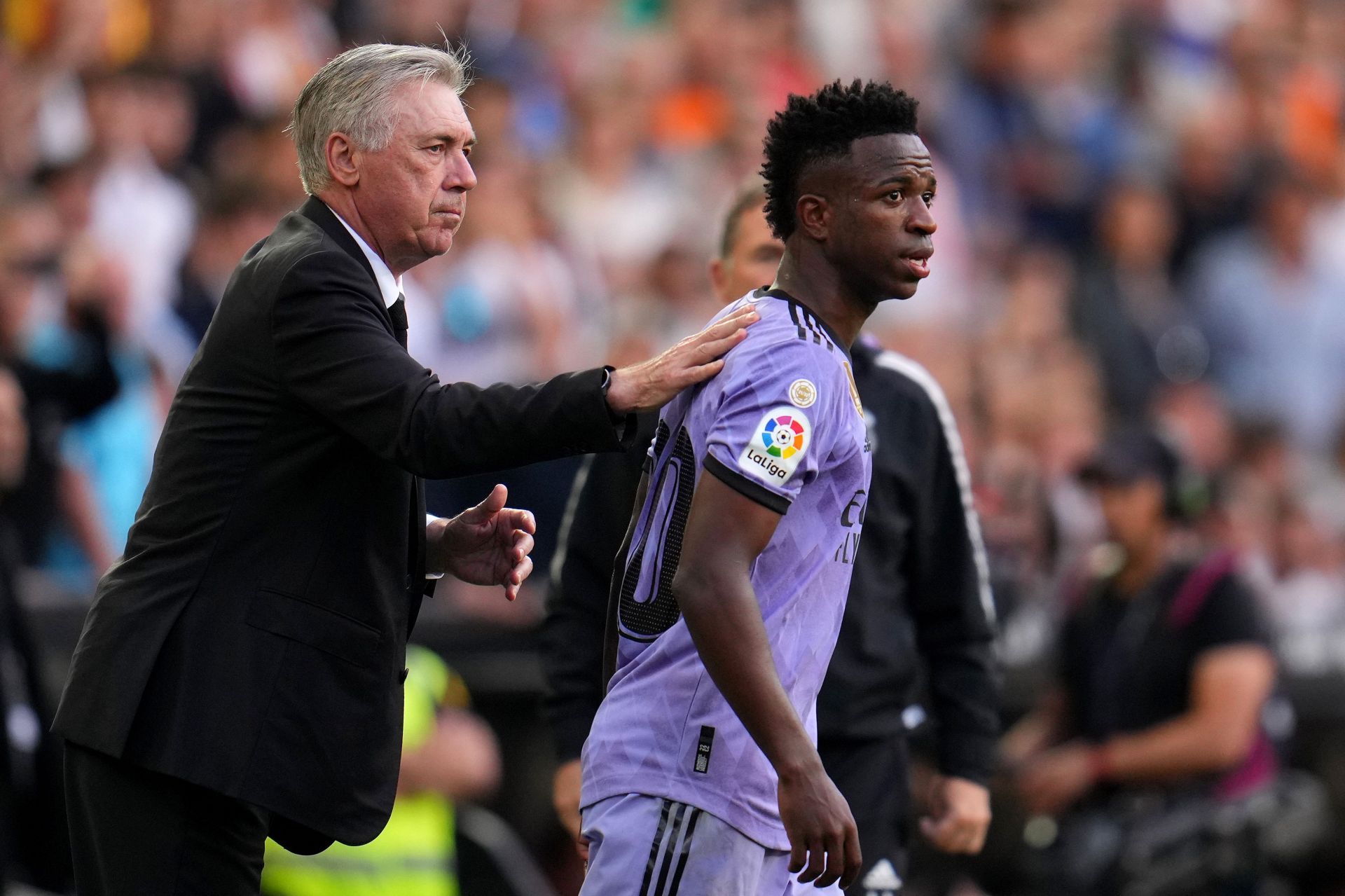 Carlo Ancelotti was prepared to bring the forward off against Valencia.