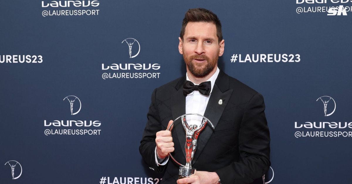Lionel Messi was crowned Laureus World Sportsman of the Year for the second time in his career today