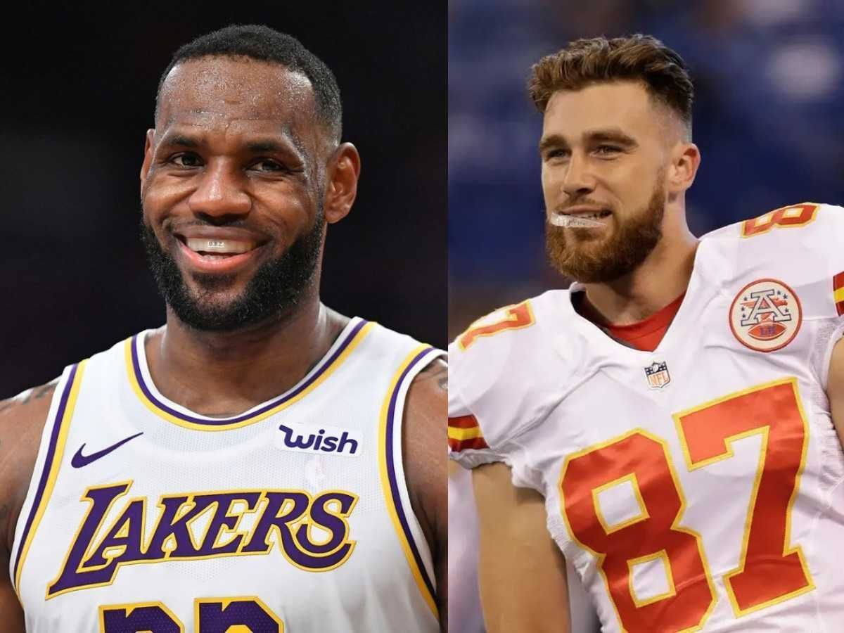 LeBron James and Travis Kelce have a Cleveland connection.