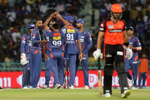 Lucknow players celebrating after the dismissal of Aiden Markram [IPLT20]