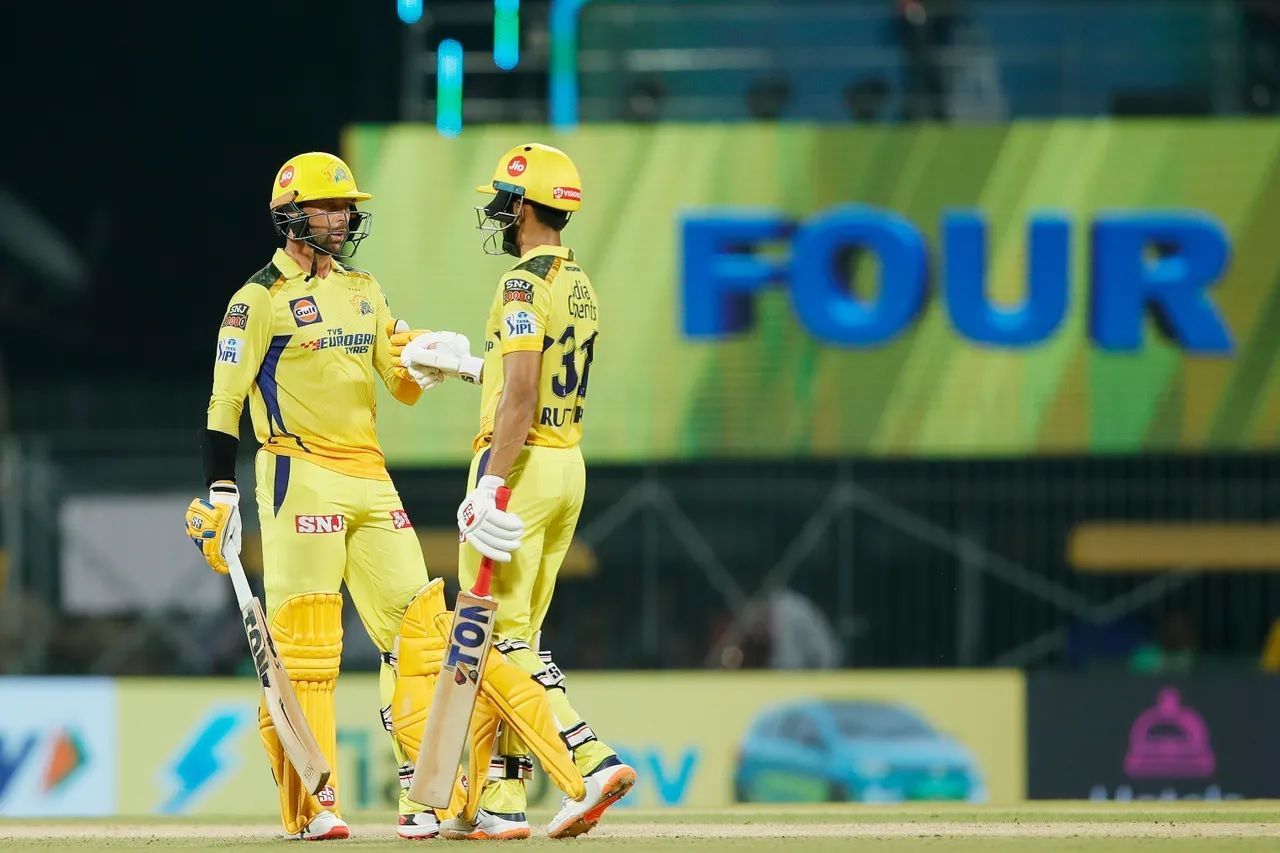 Devon Conway and Ruturaj Gaikwad gave an excellent start to CSK in Qualifier 1. [P/C: iplt20.com]