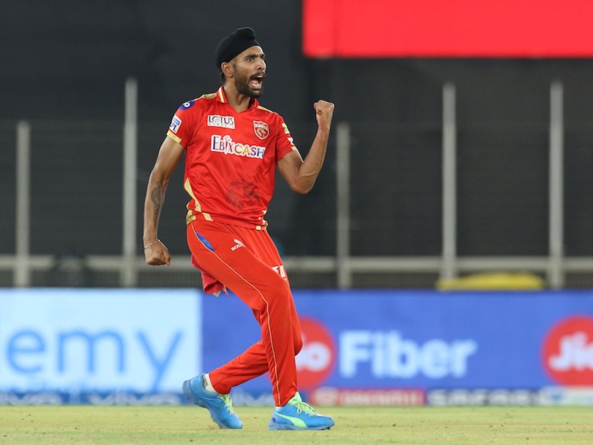 Harpreet Brar was removed after just one over against KKR.