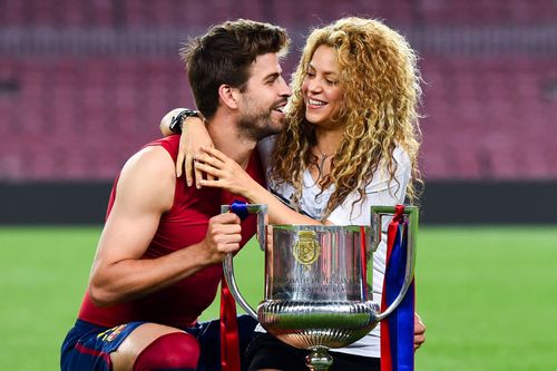 Shakira and Pique when they were together