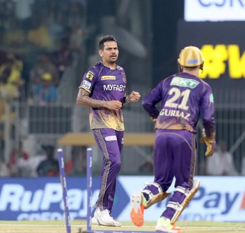 Sunil Narine picked up two wickets vs CSK [IPLT20]