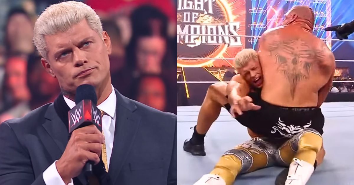 Cody Rhodes lost to Brock Lesnar in their rematch.