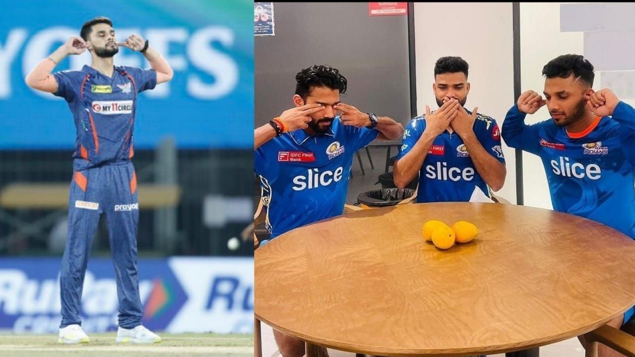 Mumbai Indians players trolled Naveen-ul-Haq (Image: Twitter)