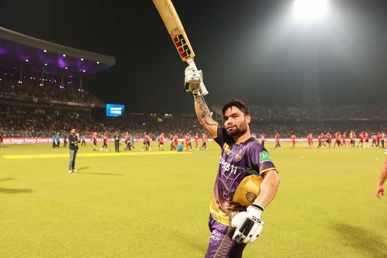 Rinku Singh scored the winning hit for KKR (Image: IPLT20.com)