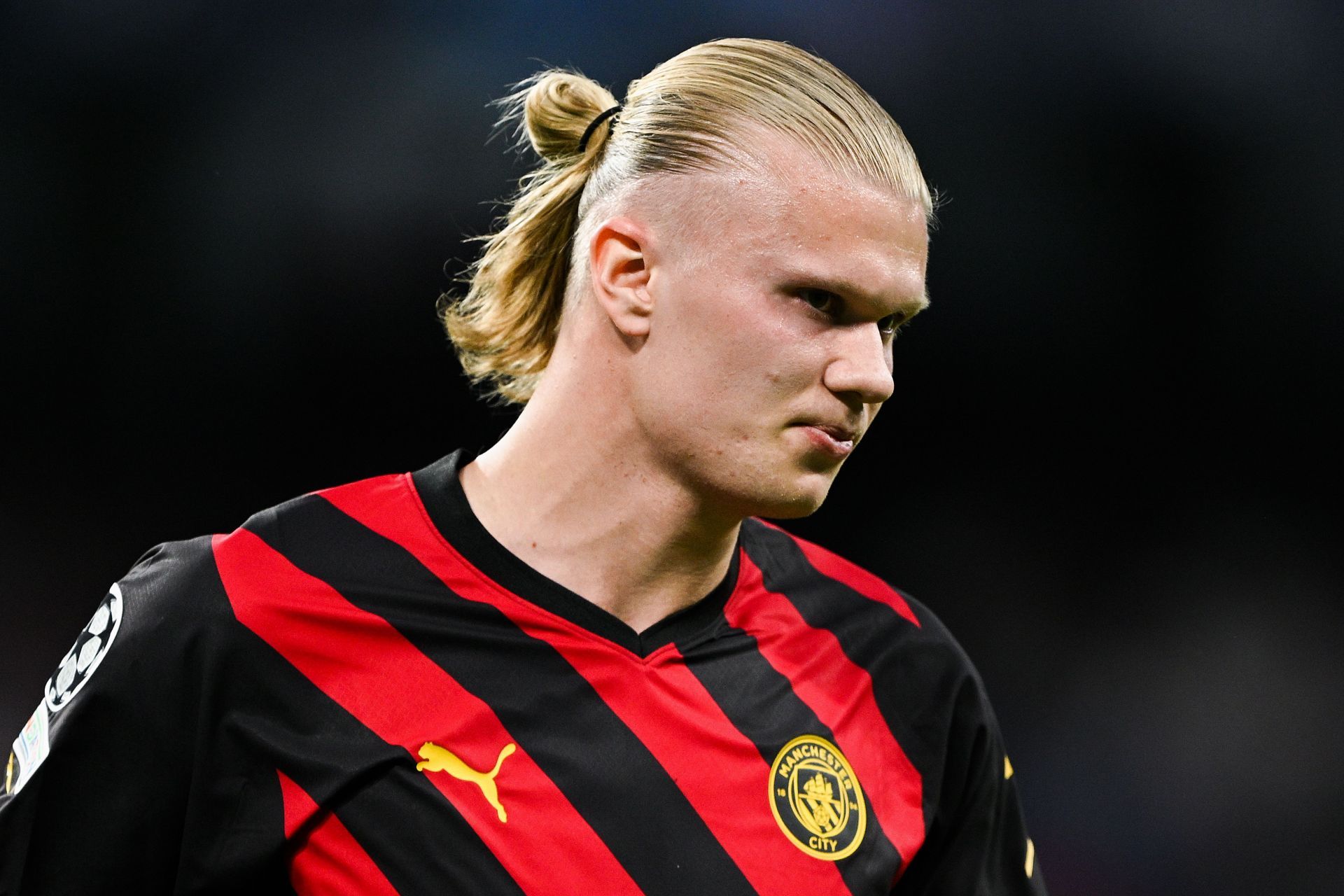 Erling Haaland - Real Madrid v Manchester City FC: Semi-Final First Leg - UEFA Champions League 2022-23 campaign