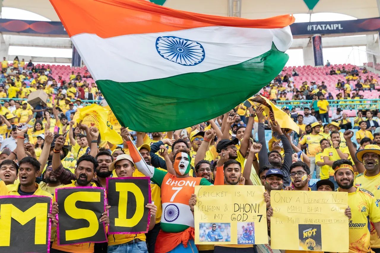 MS Dhoni retired from international cricket in 2020, but that hasn&rsquo;t affected his fan following. (Pic: iplt20.com)