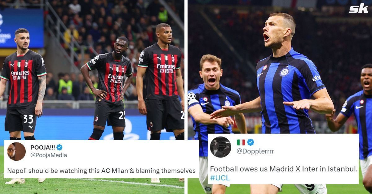 Inter defeated Milan in the Champions League semi-final first leg