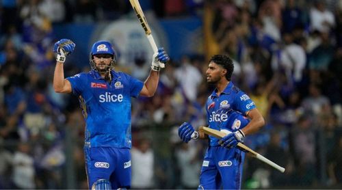 Tim David's blistering knock powered MI to a sensational victory over RR