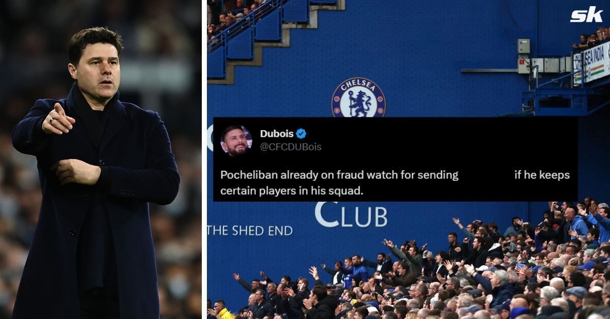 Chelsea fans have expressed their unhappiness with Pochettino