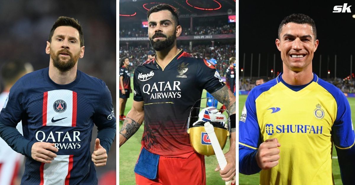 Virat Kohli joins Cristiano Ronaldo and Lionel Messi in an elite list