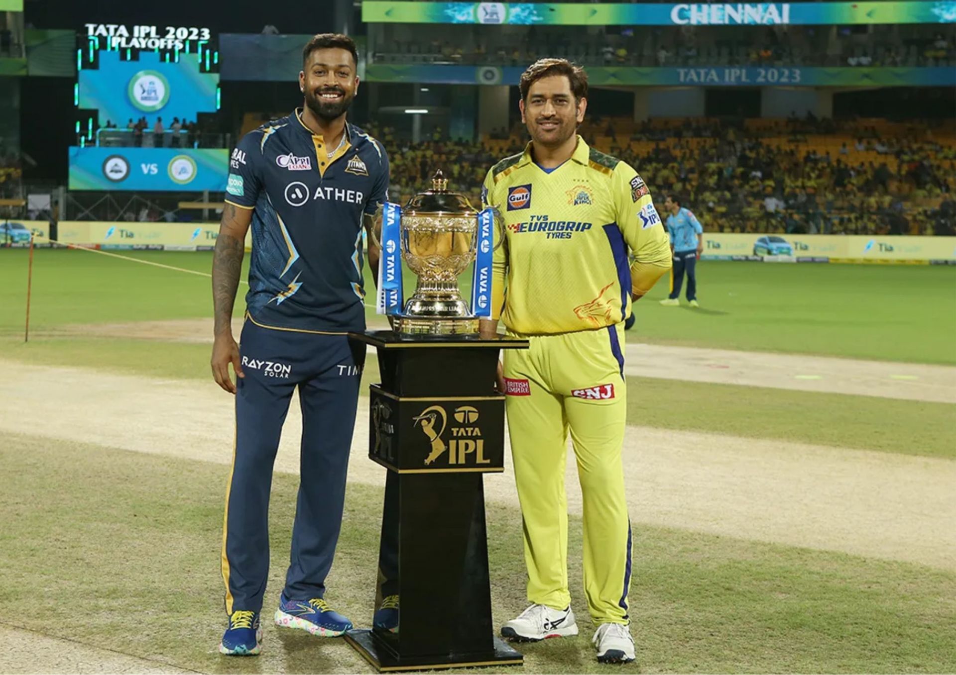 The stage is set for a blockbuster final between Gujarat Titans and Chennai Super Kings (Picture Credits: BCCI).
