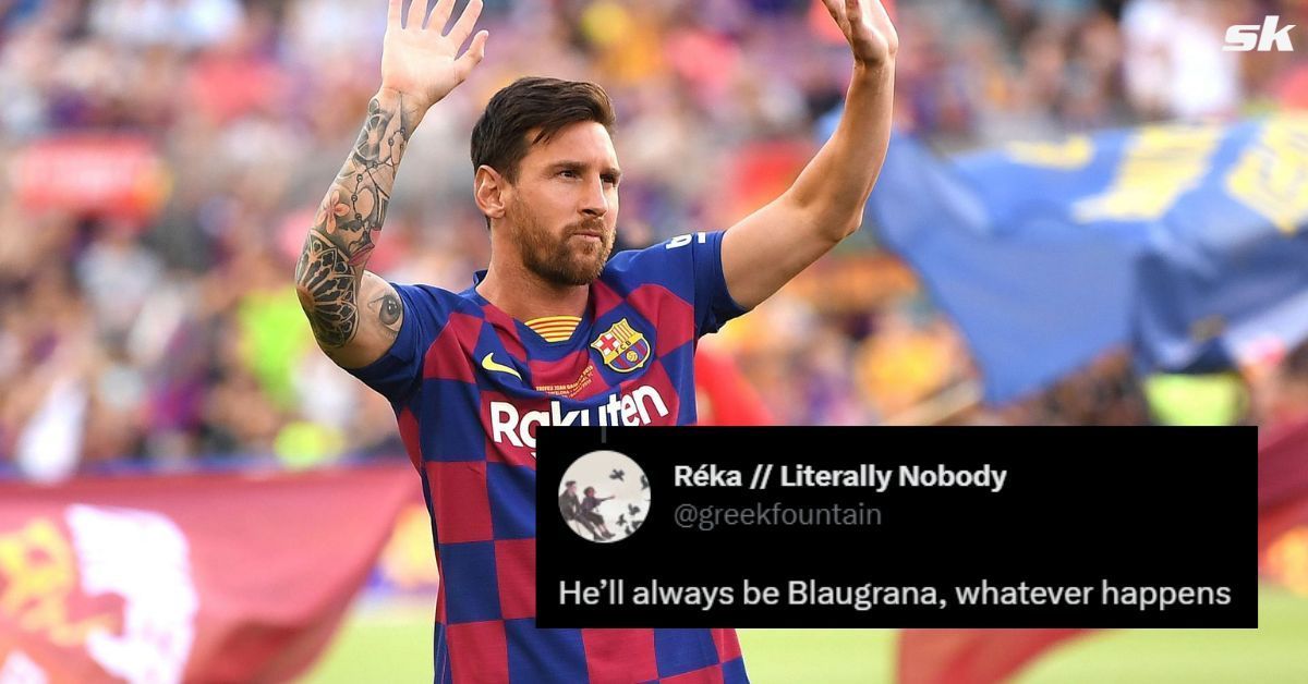 Lionel Messi got a Barcelona tattoo