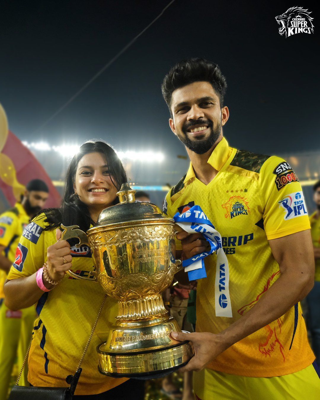 Ruturaj Gaikwad, one of the stars of CSK’s IPL 2023 win, is set to tie the knot soon. (Pic: @ChennaiIPL/ Twitter)