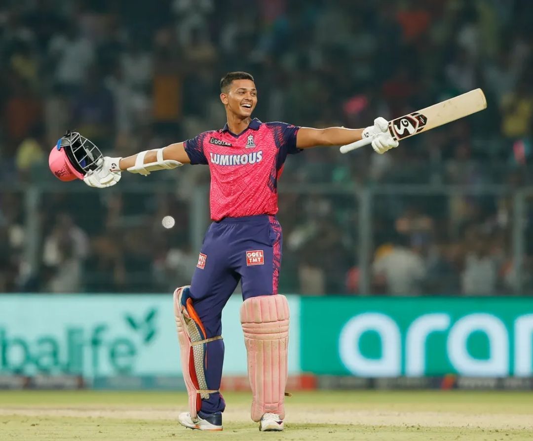 Yashasvi Jaiswal against KKR on Thursday [IPLT20]