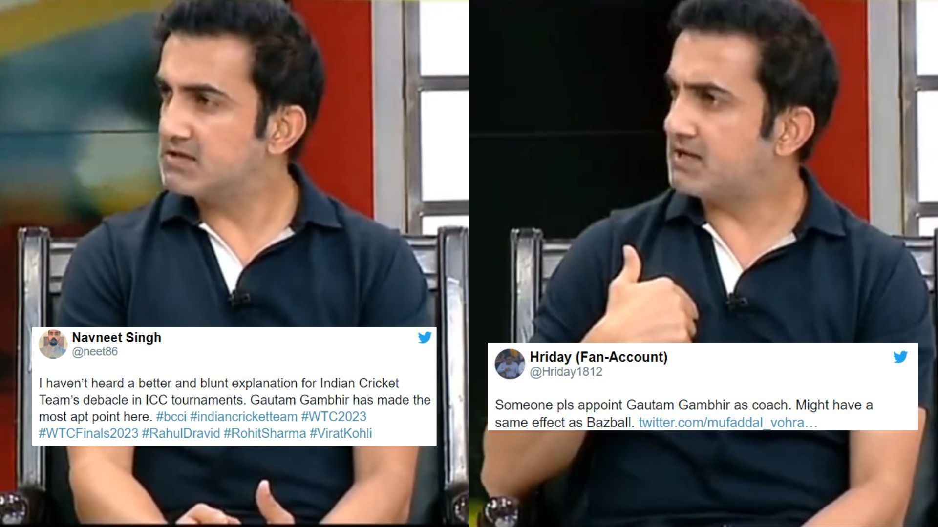 Gautam Gambhir gave his honest reaction to India