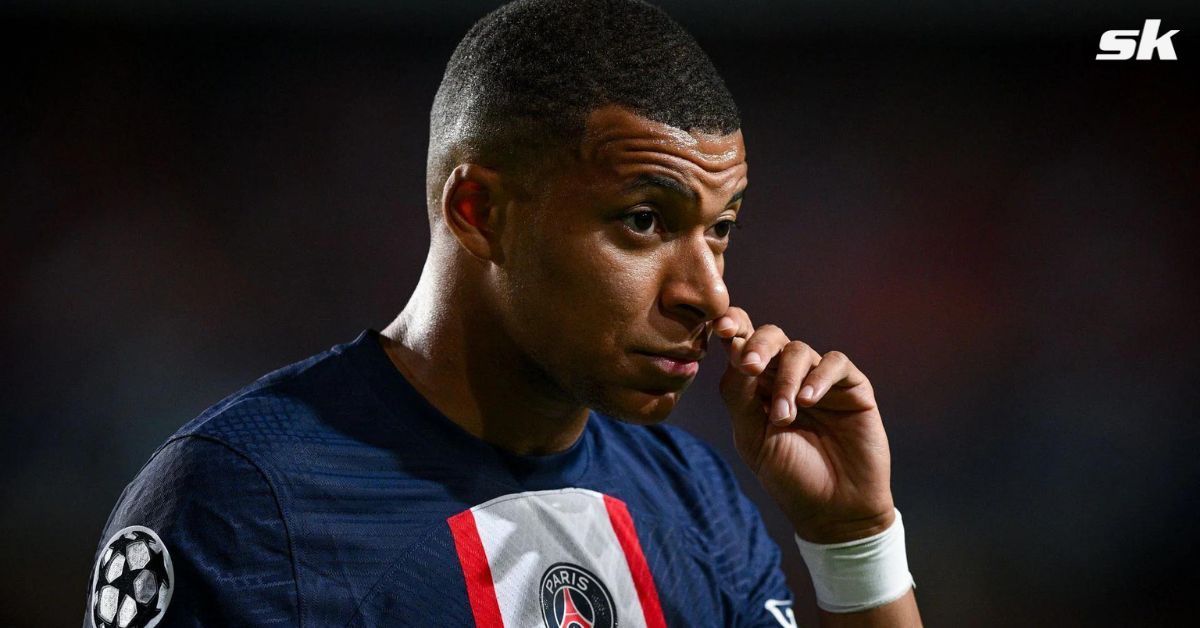 Mbappe in action for Paris Saint Germain