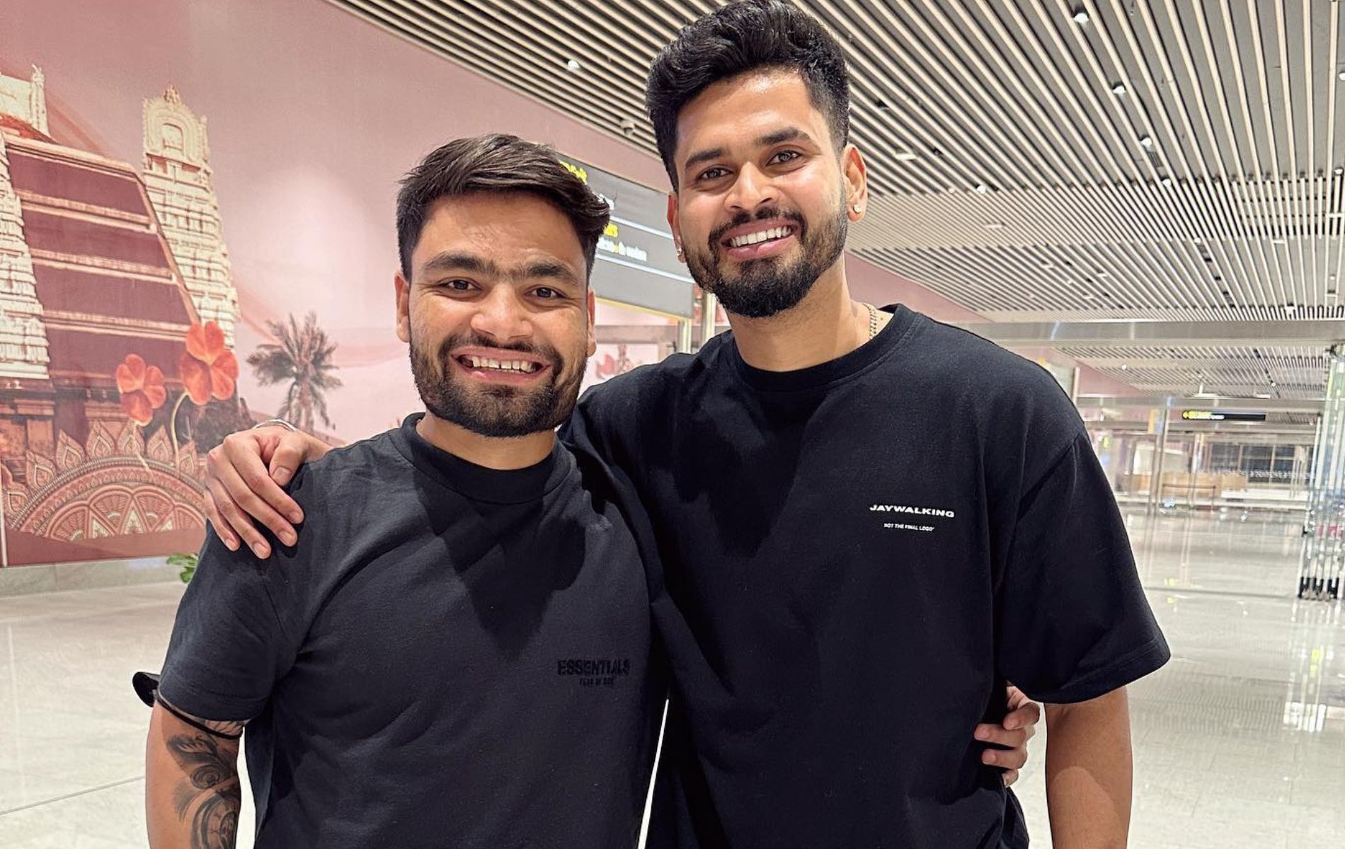 Rinku Singh (L) with Shreyas Iyer. (Pic: Instagram)