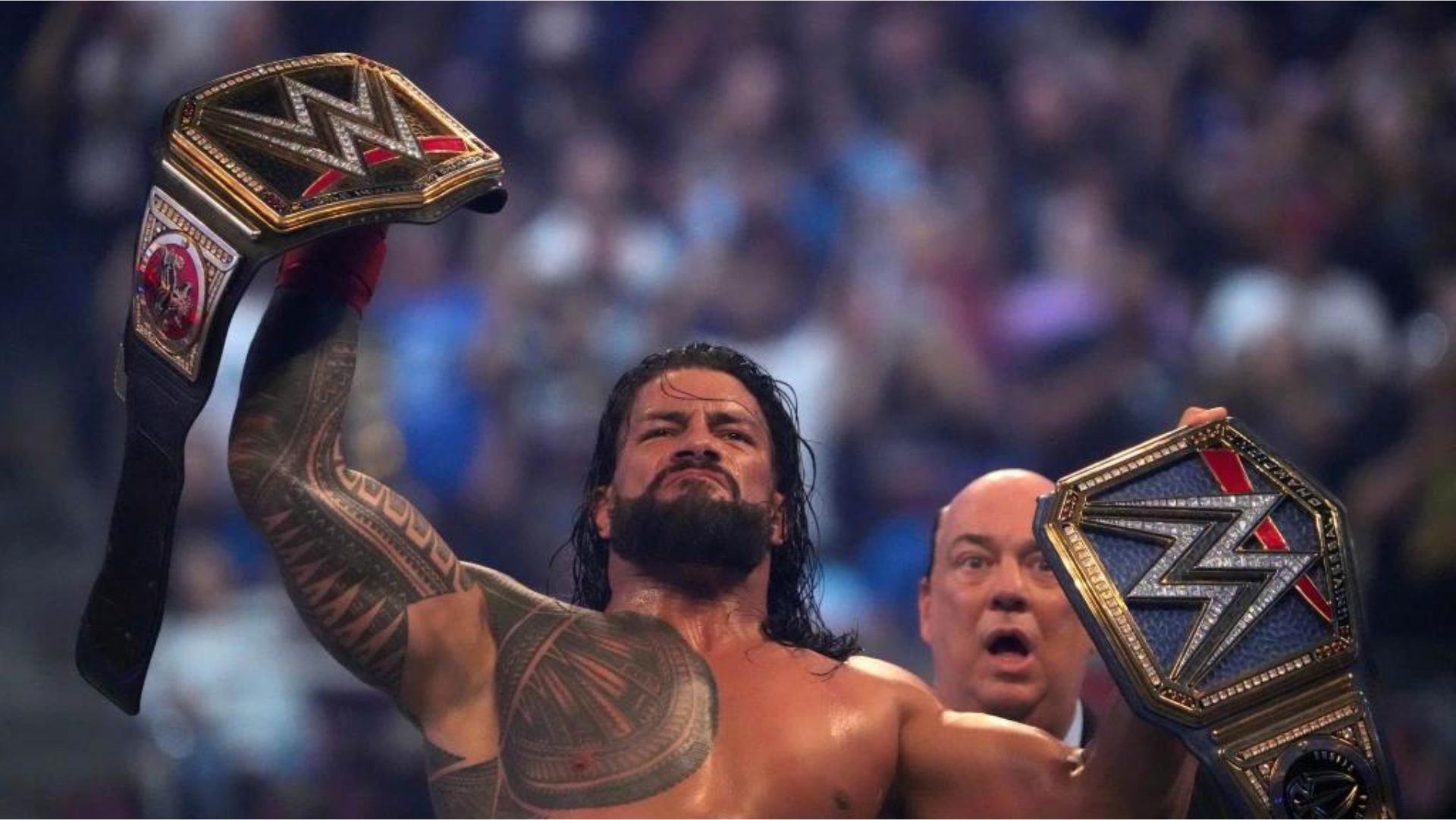 Roman Reigns received a merged title belt on WWE SmackDown