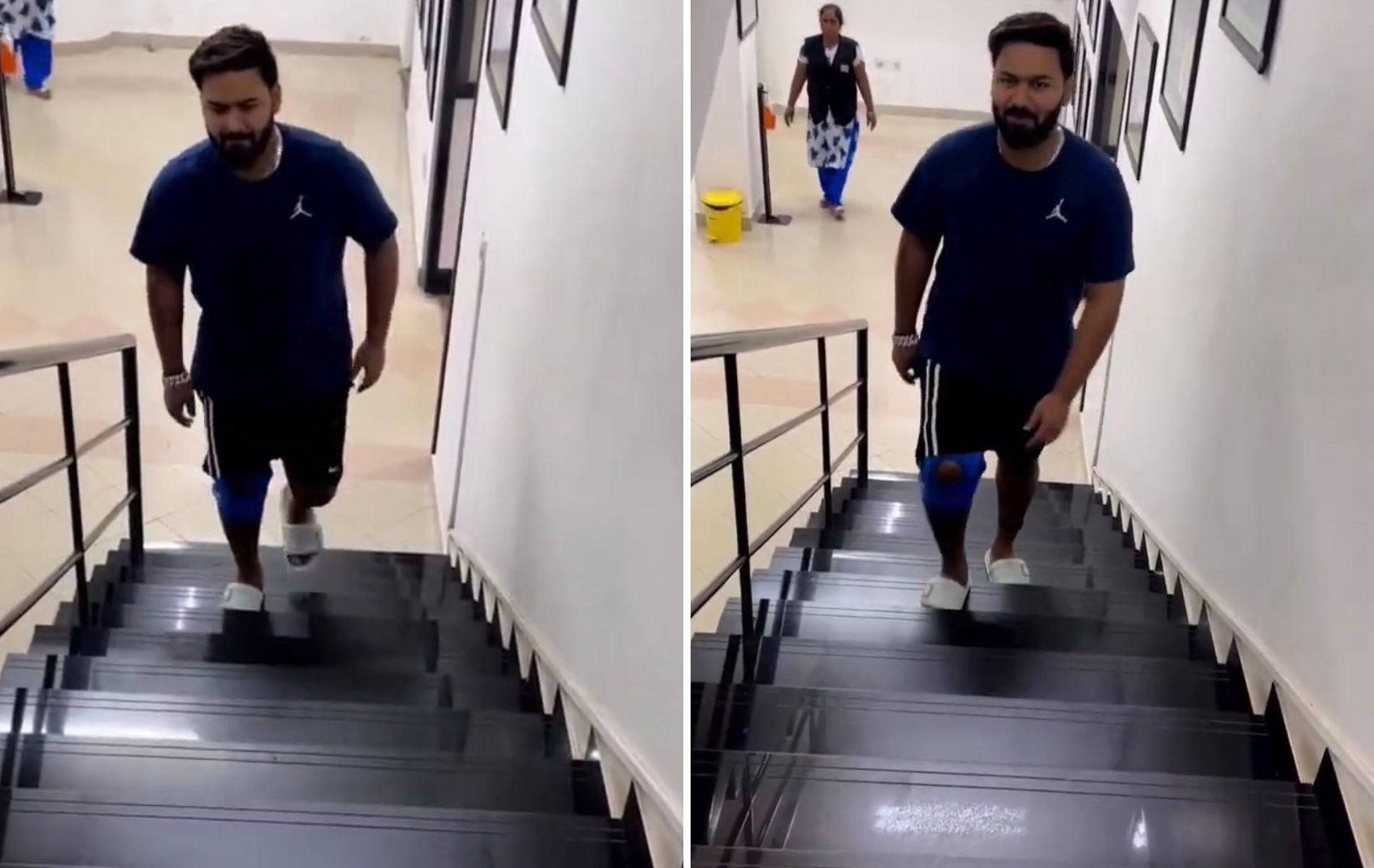 Rishabh Pant is at the NCA for his rehab. (Pics: Instagram)