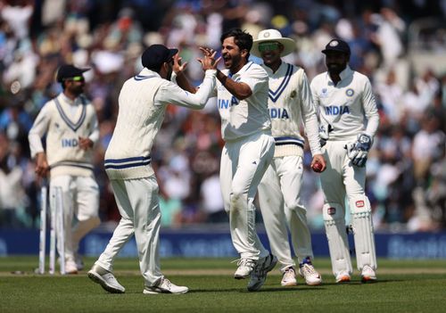 Shardul Thakur got Steve Smith to inside-edge an innocuous delivery onto his stumps.