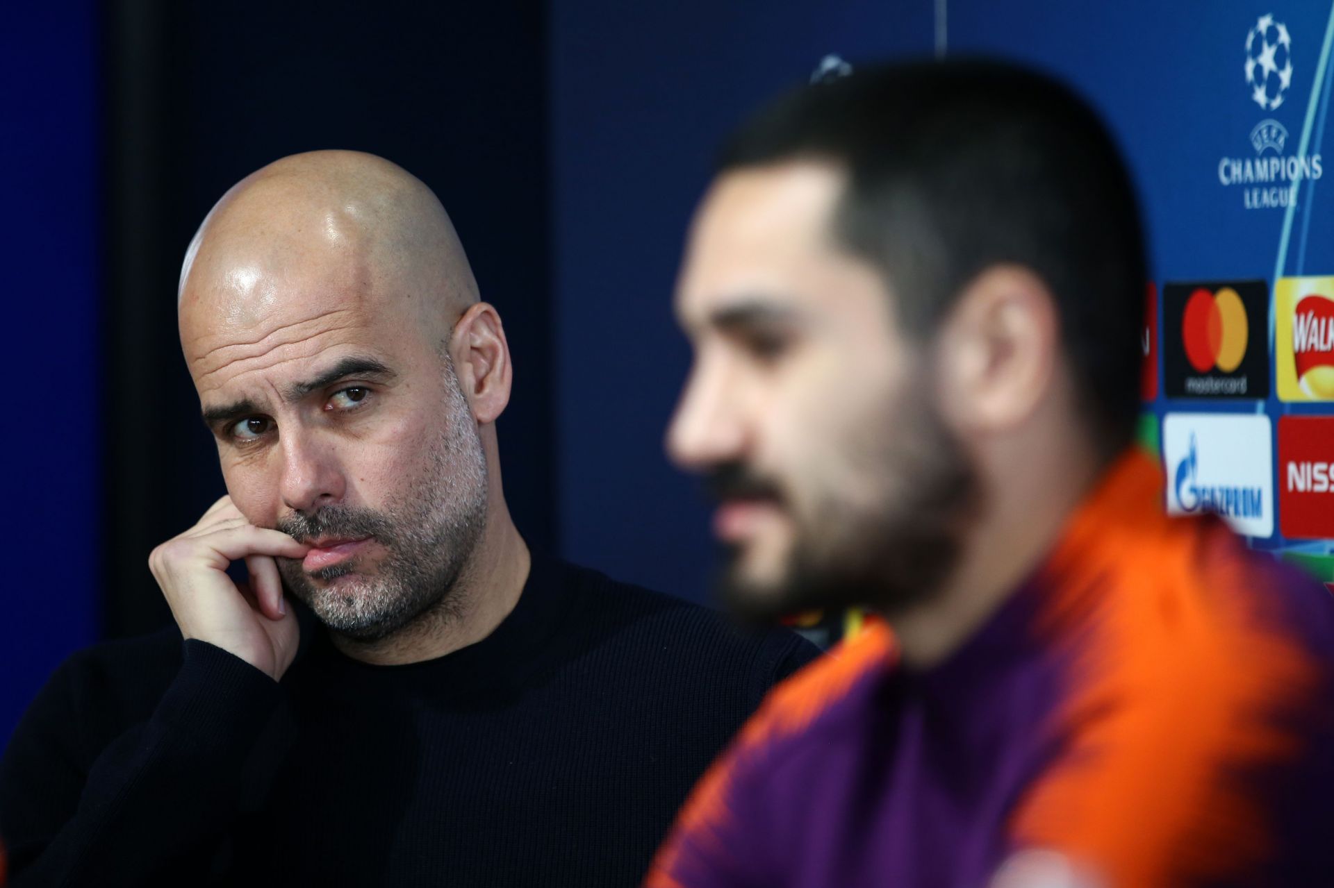 Gundogan (right) is heading to Pep Guardiola&#039;s former club Barcelona.