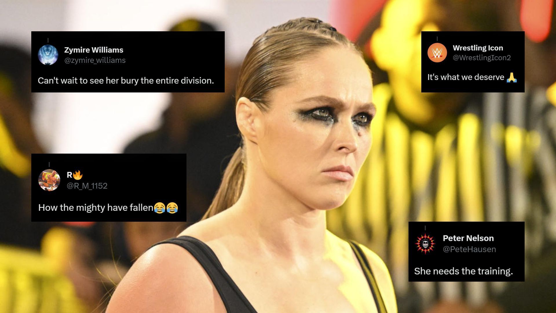 Ronda Rousey is a former RAW and SmackDown Women