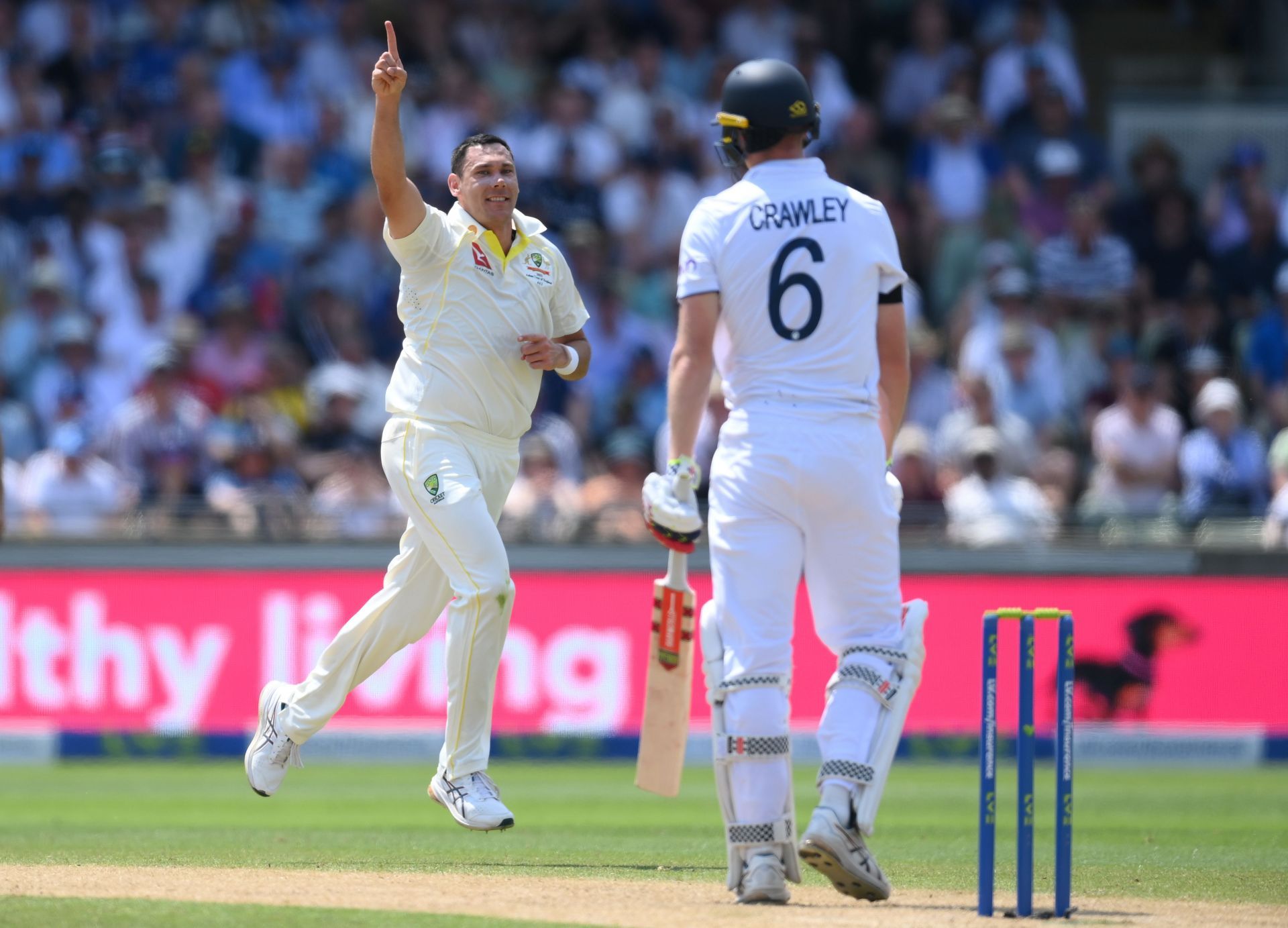 Scott Boland dismissed Zak Crawley twice in the first Ashes Test