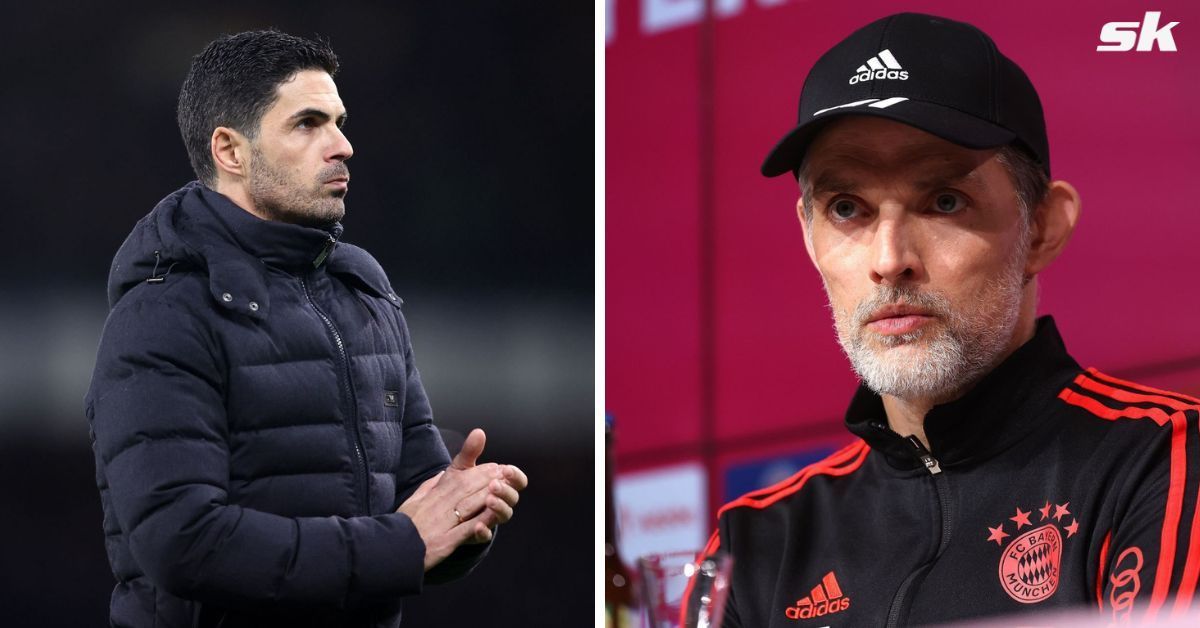 [L-to-R] Mikel Arteta and Thomas Tuchel.