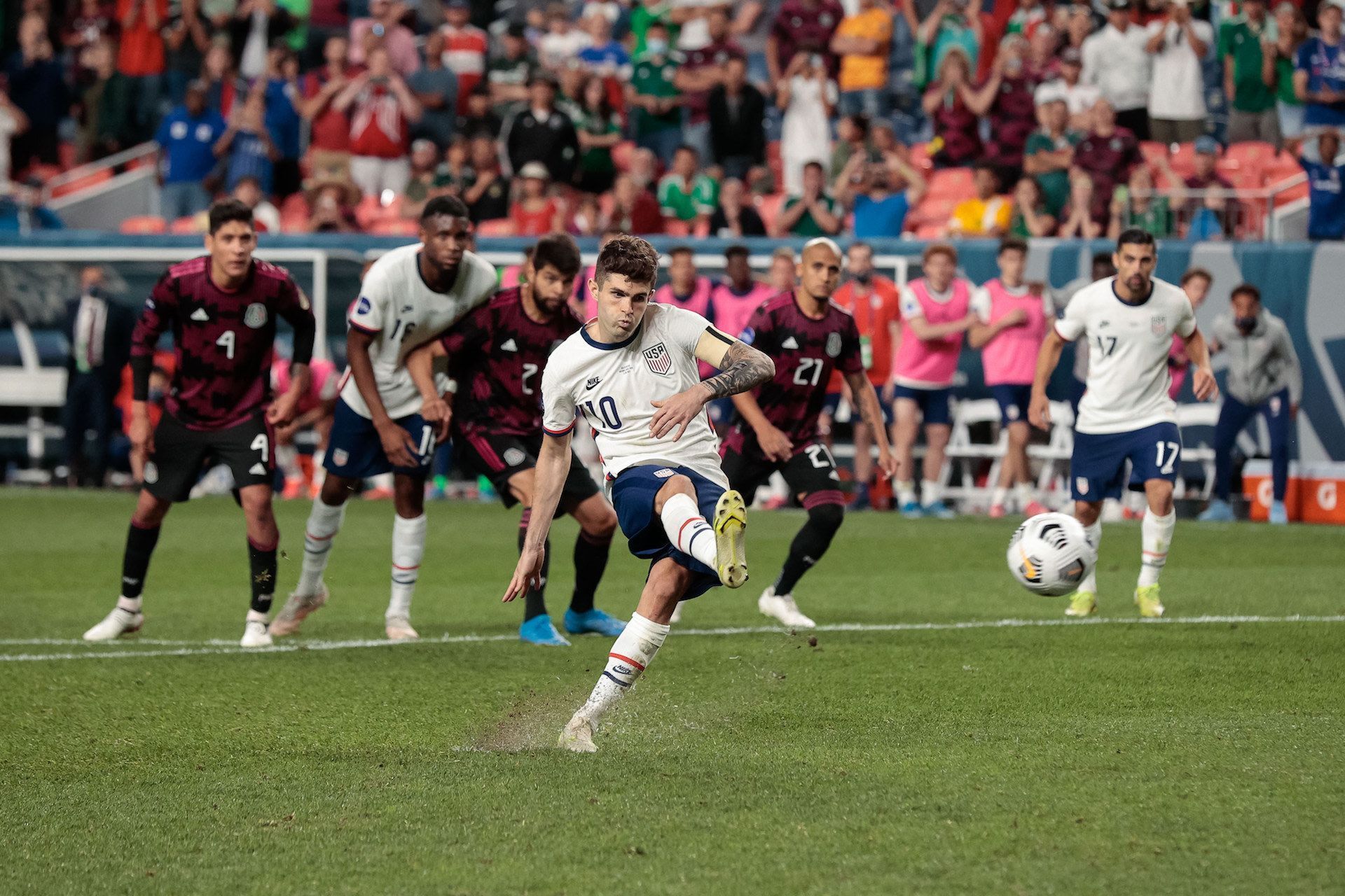 USA and Mexico meet in the CONCACAF Nations League semi-final on Thursday