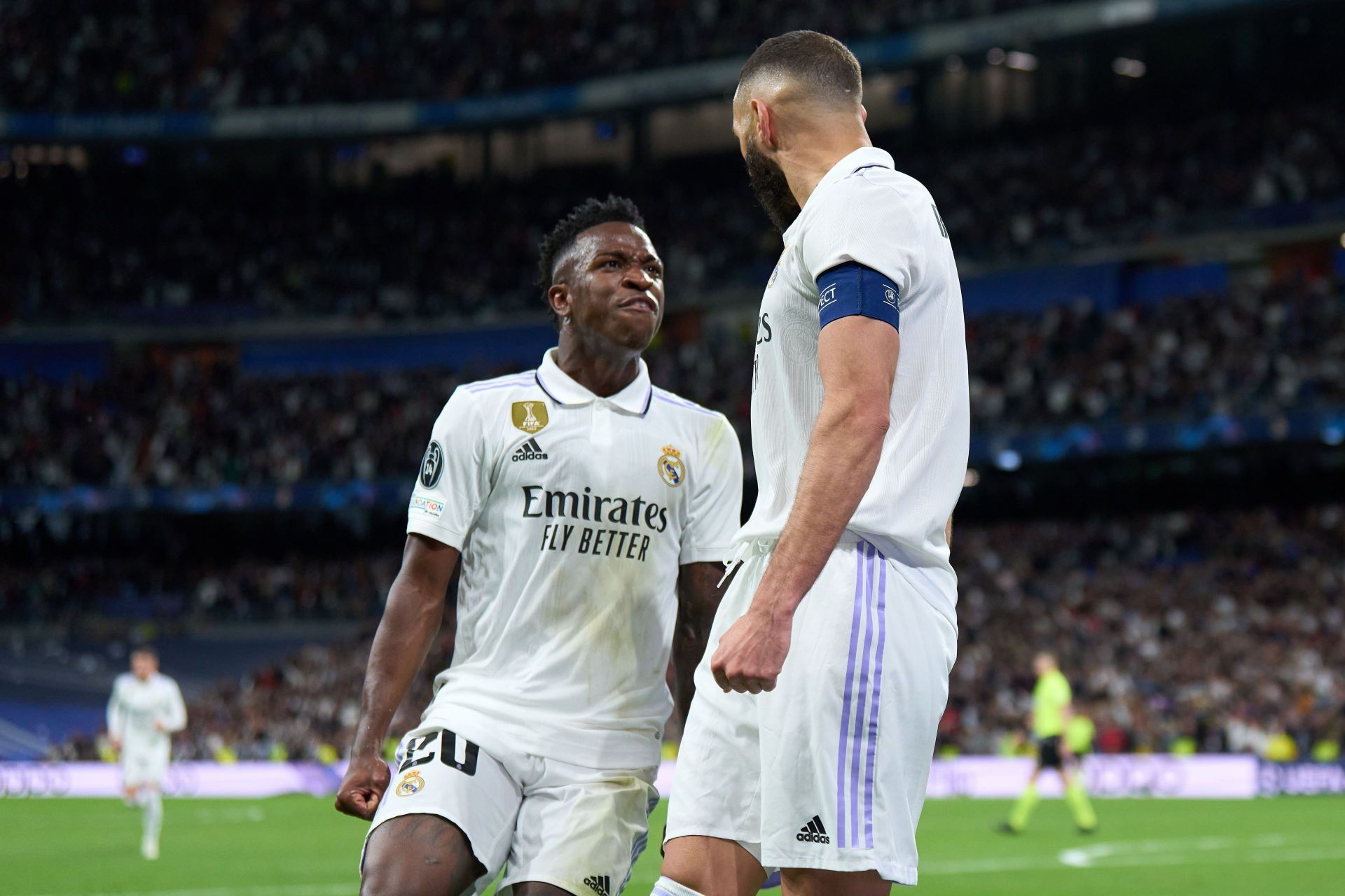 Vinicius Junior and Benzema