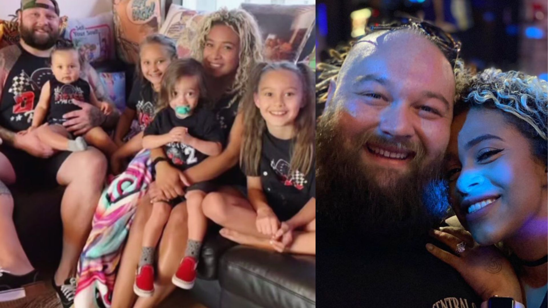Bray Wyatt with his future wife and kids