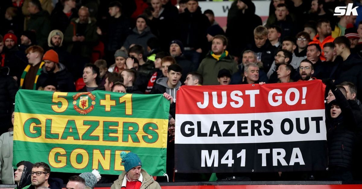 Manchester United fans protest against The Glazers