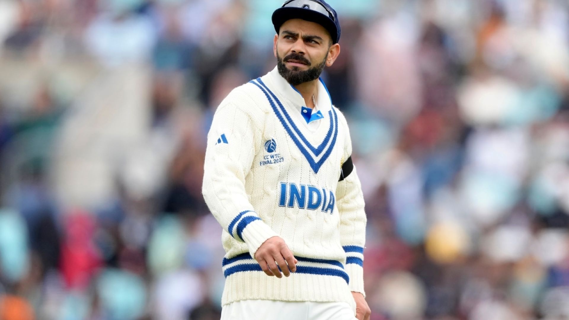Virat kohli was his usual animated self on a tough day 1 for India