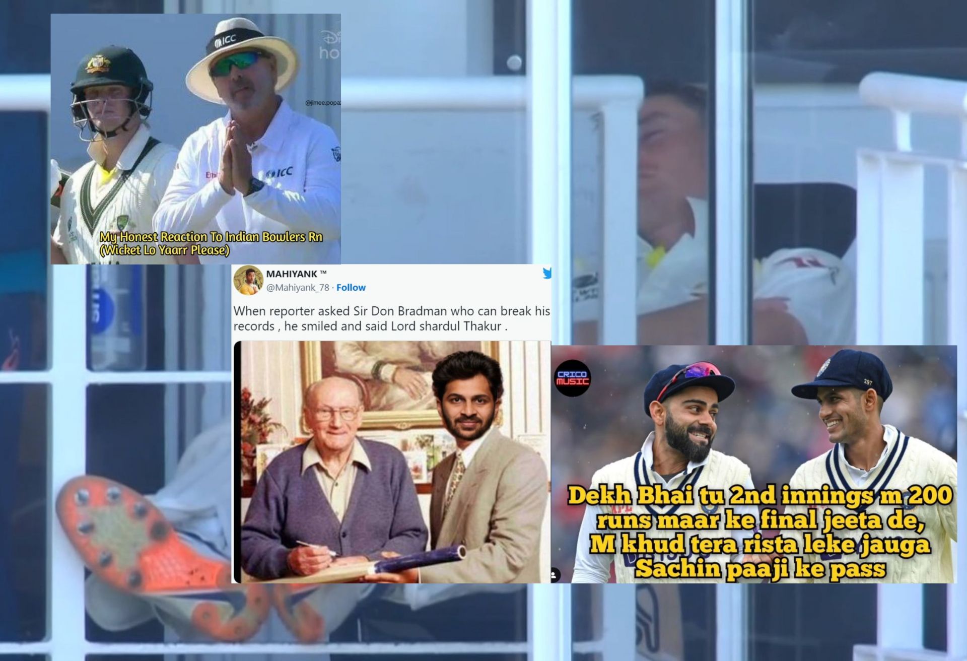 Top 10 funny memes from the day 3 of WTC 2023 final.