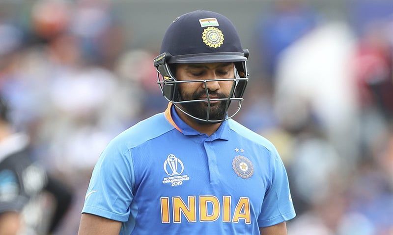 Rohit couldn't bring his superb form in the 2019 ODI World Cup to the semi-final. (PC: Getty)