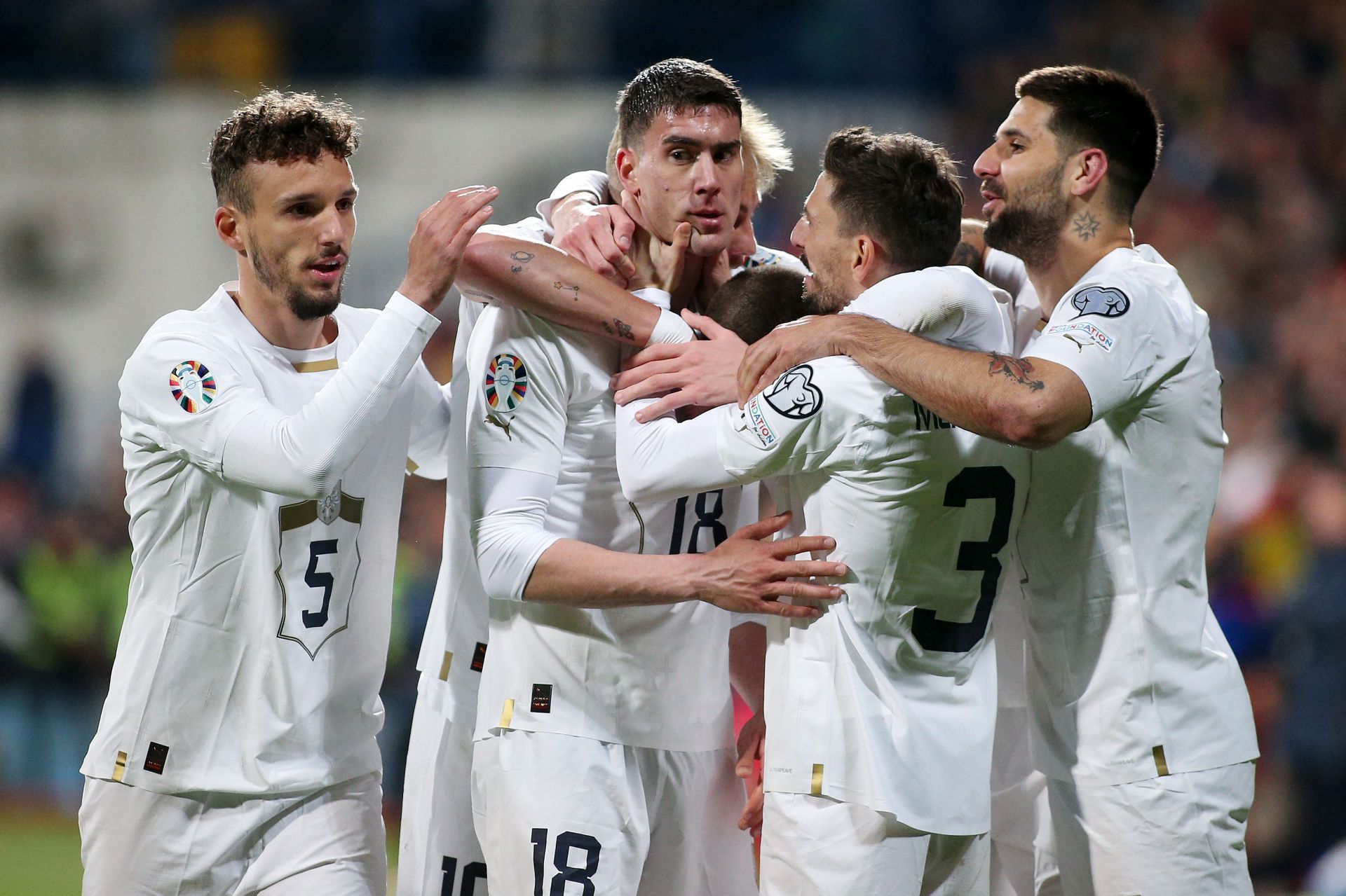 Montenegro v Serbia: Group B - UEFA EURO 2024 Qualifying Round