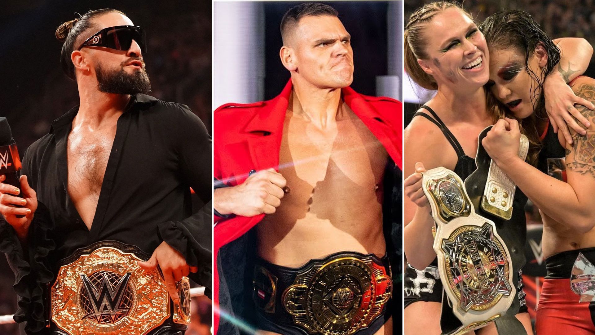 Seth Rollins, Gunther, Ronda Rousey and Shayna Baszler will all defend their titles at Money in the Bank