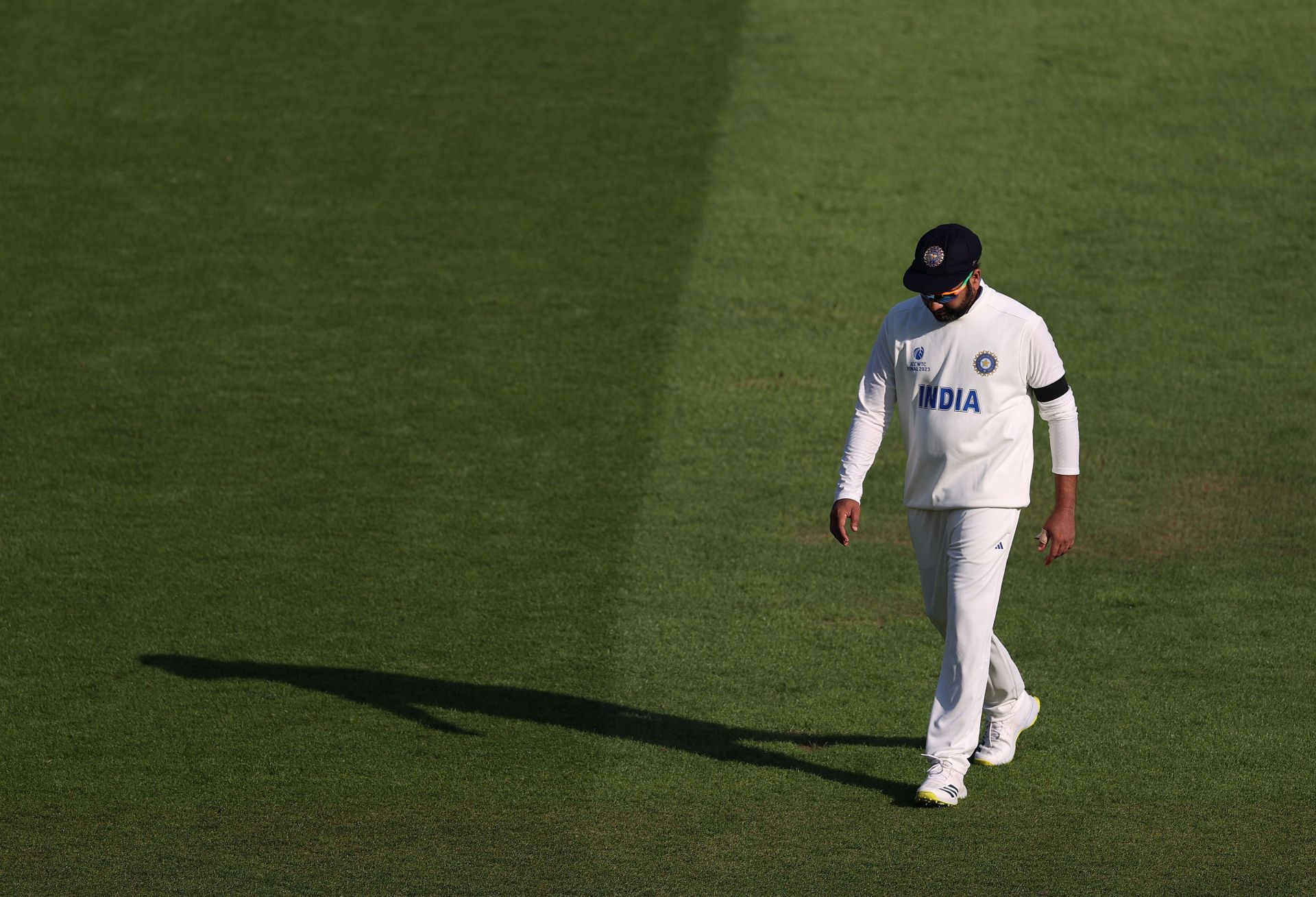 Rohit Sharma didn't have a great day in the field but earned a distinction