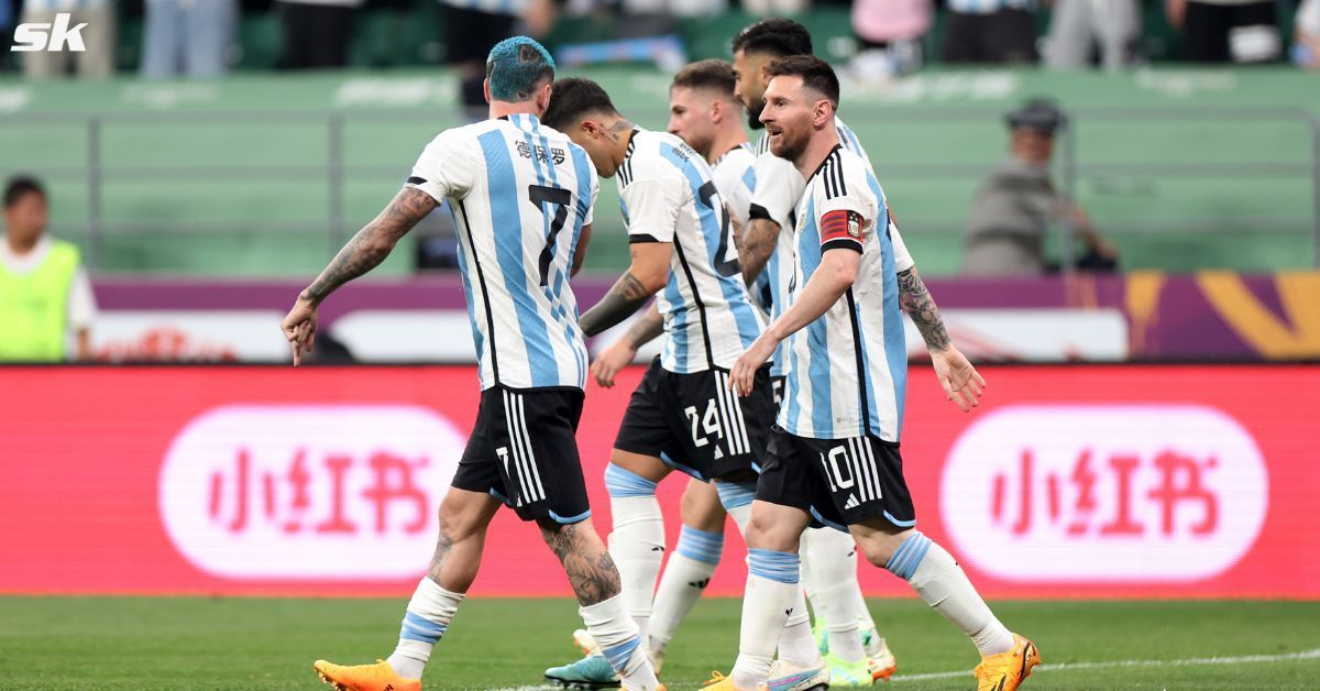 Argentina sailed to victory over Australia. 