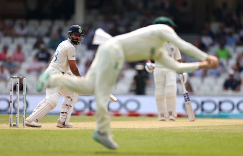 Virat Kohli was caught by Steve Smith off Scott Boland's bowling.